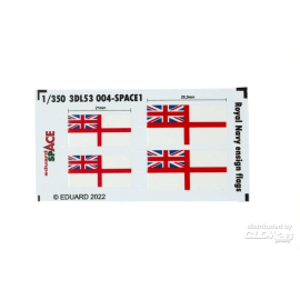 Royal Navy ensign flags SPACE 