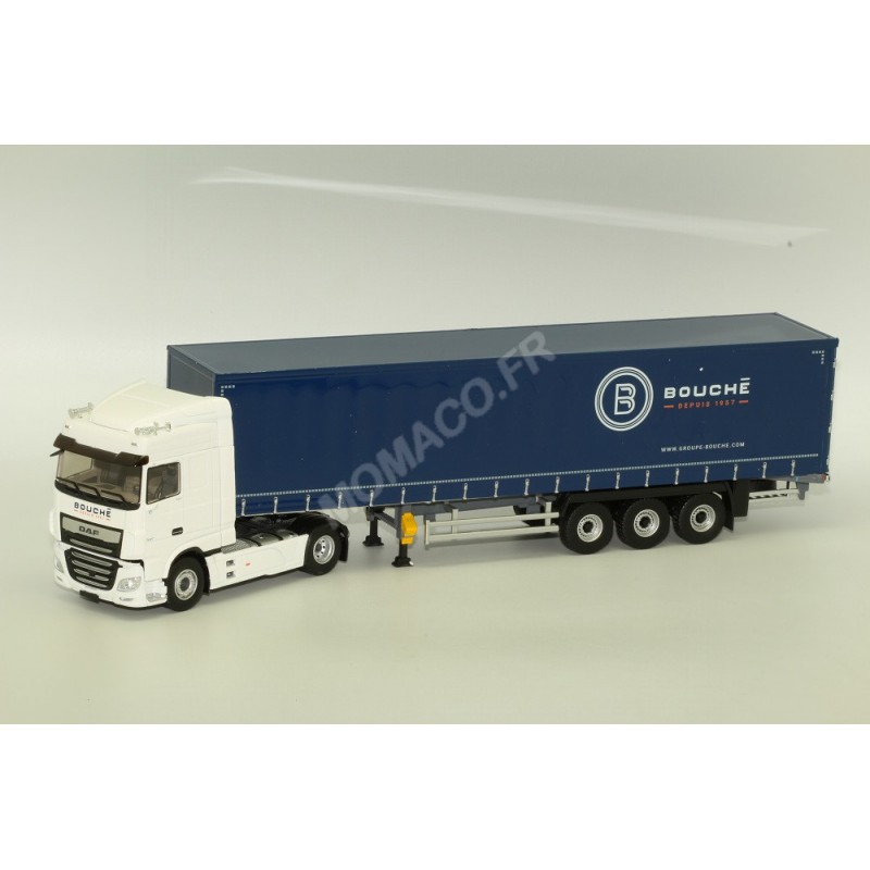 DAF XF MY 2017 TAUTLINER TRAILER "MOUTH GROUP" Die cast truck