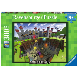Puzzle 300 p XXL - Minecraft cutout Puzzle for children