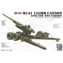 M1A1 155mm Long Tom Cannon (WW2 version)Many new tooled parts including M2 limber, travelling lock & lanyard, sight & gun bolt, 