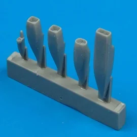 Sukhoi Su-22 air cooling scoops (designed to be assembled with model kits from KP/Kopro)