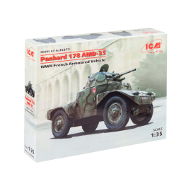 Panhard 178 AMD-35, WWII French Armoured Vehicle (100% new molds) Model kit