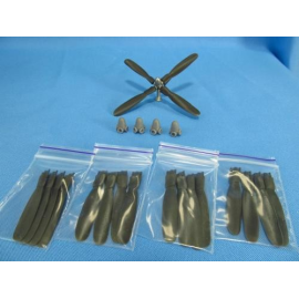 Boeing B-29 Propellers set late type (designed to be used with Monogram and Revell kits) 