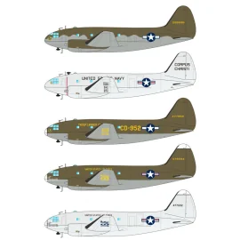 Curtiss C-46 Commando Multiple military marking options for Curtiss C-46 transport. 