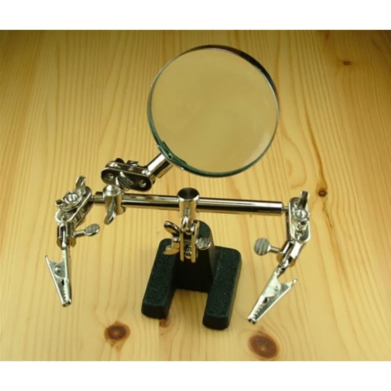 Helping Hands with Glass Magnifier Tools for models