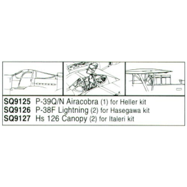 Henschel Hs 126 x 2 (designed to be assembled with model kits from Italeri) 