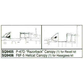 Republic P-47D Thunderbolt Razorback (designed to be assembled with model kits from Revell) 