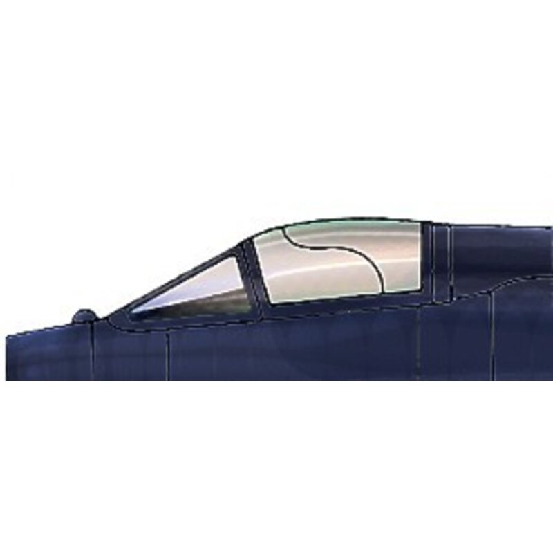 Lockheed U-2 canopy (designed to be assembled with model kits from Italeri and Testors)