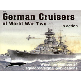 Book German WWII Cruisers (In Action Series) 
