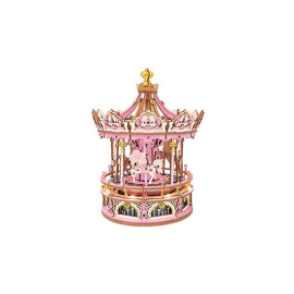 The musical and luminous carousel Puzzle 3d