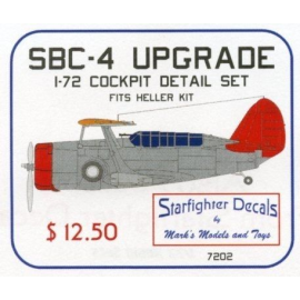 SBC-4 upgrade cockpit detail set (designed to be assembled with model kits from Heller) Superdetail kit for airplanes