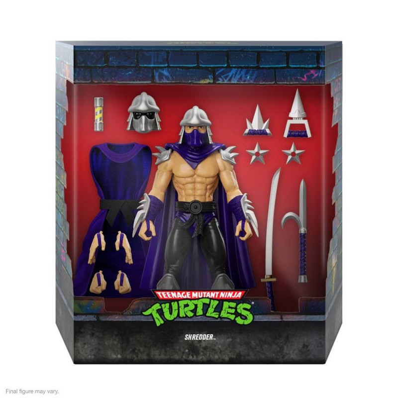 Teenage Mutant Ninja Turtles Ultimates Shredder (Silver Armor) 18 cm action figure
