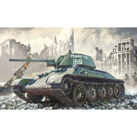 Char tank WW2 russe T-34/76 Model 1943 maquette 1/35 ITALERI