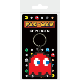 PAC-MAN BLINKY RUBBER KEYCHAIN 