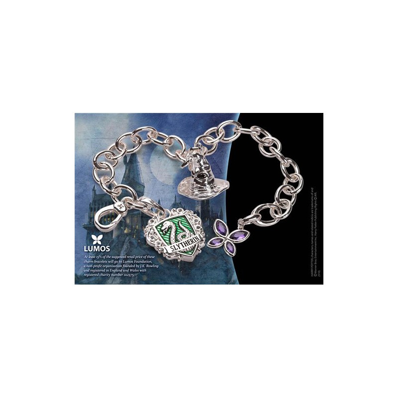 Lumos Slytherin Charm Bracelet at