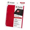 Ultimate Guard 18-Pocket Pages Side-Loading Red (10) 