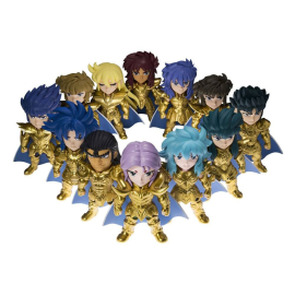 Saint Seiya ARTlized Tamashii Nations Box The Supreme Gold Saints Assemble Mini Figure Assortment! 8cm (12) Figurine
