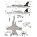 McDonnell Douglas F/A-18E/F Super Hornets (2) E 165781 NK/200 VFA-115 black tails USS Ronald Reagan 2005 Mission markings F 1666