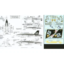 McDonnell Douglas F/A-18C Hornets (2) 163444/300 VFA-97 Warhawks CAG 164675 AJ/401 VFA-87 Warparty