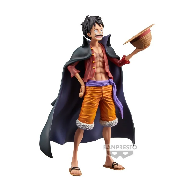 Banpresto One Piece World Collectable Figure The Great Pirates 100  Landscapes Vol. 2 - 07 Monkey D. Luffy (black)