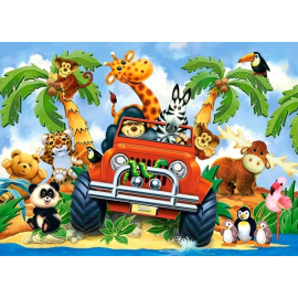 Puzzle SOFTIES ON SAFARI MAXI PIECES 