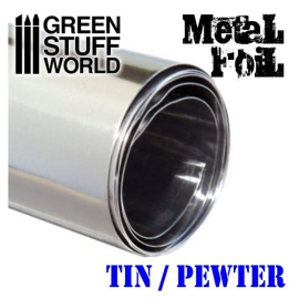 METAL FOIL - TIN / PEWTER 