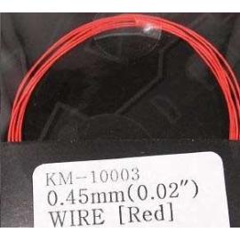 0.45MM WIRE RED 