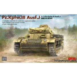 PANZER III AUSF J WITH WORKABLE TRACK LINKS Model kit