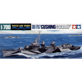 USS Destroyer Cushing Boat model kit