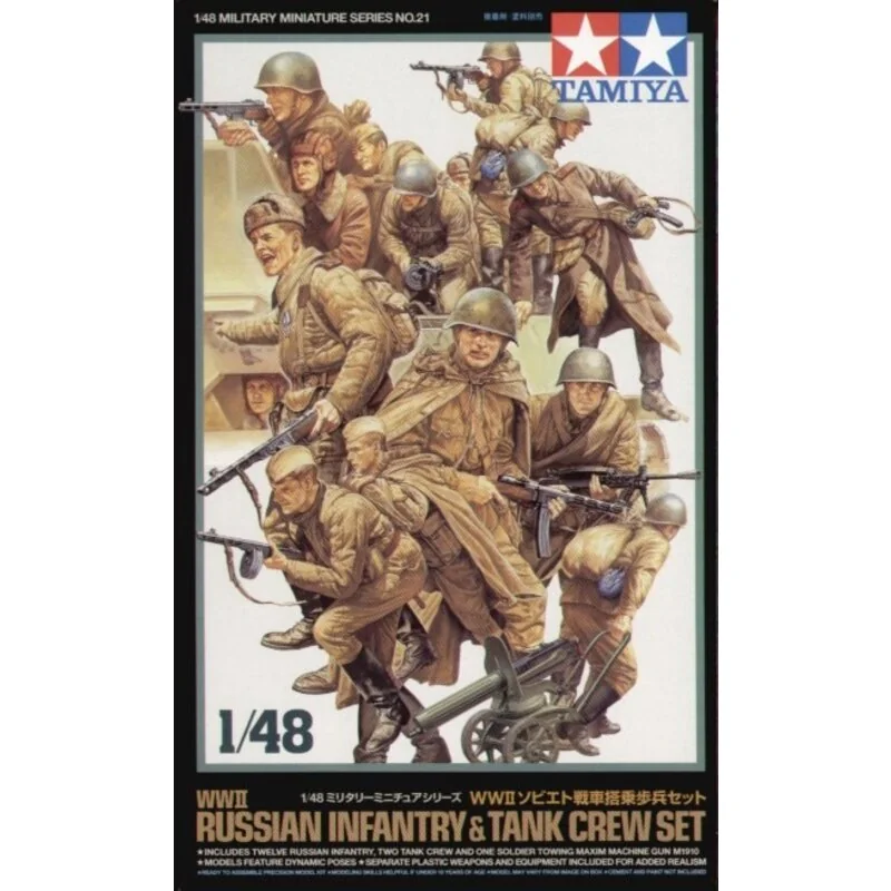 WWII Russian Tank Crew and Infantry set