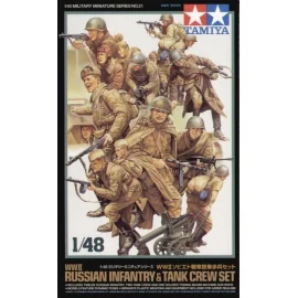 WWII Russian Tank Crew and Infantry set