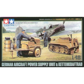 Luftwaffe Kettenkrad with Aircraft Power Supply Unit Model kit