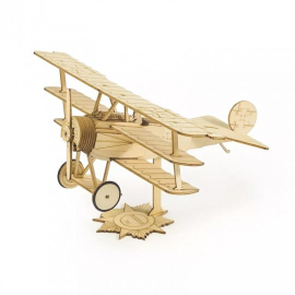 Easy mechanical 3D puzzle for Mini FOKKER DR.1 static 1/38 scale model Puzzle 3d