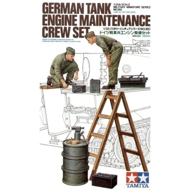 German Tank Engine Maintenance Crew Set