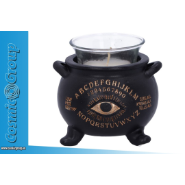 ALL SEEING CAULDRON CANDLE HOLDER 9CM 