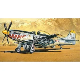 North American P-51D Mustang Korean War with rockets and bombs