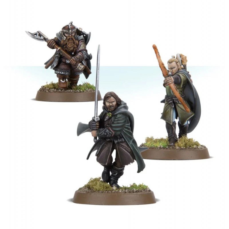 LOTR: THE THREE HUNTERS Add-on and figurine sets for figurine games