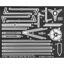 Fairey Swordfish strut bracing set etched (designed to be assembled with model kits from Tamiya kit)