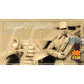 Italian Armoured Car Crewman in a greatcoat Figures