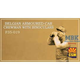 Belgian Armoured car crewman with binoculars Figures