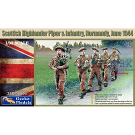 Scottish Highlander Piper & Infantrie - Normandy Figures