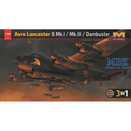 Avro Lancaster B MkI/ B MkIII/ Dambuster 3in 1 Model kit
