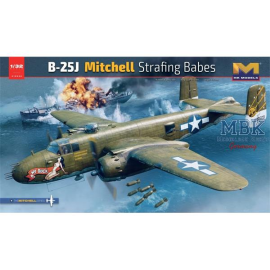 B-25J Mitchell Strafing Babes Model kit