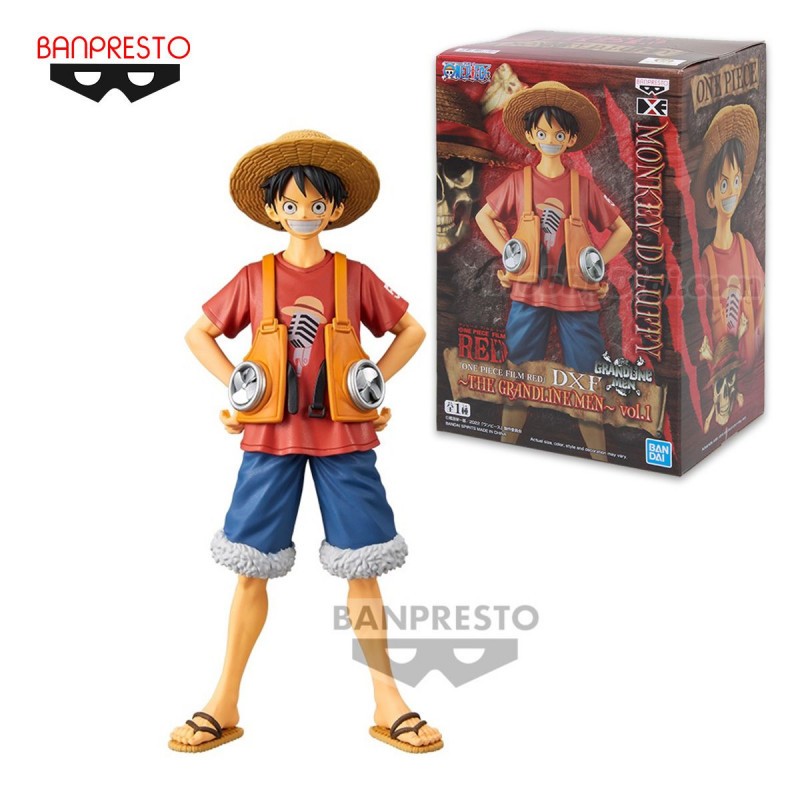  One Piece DXF the Grandline Men One Piece Film Gold Vol.1 Luffy  & Tesoro Complete Set Banpresto Japan : Toys & Games
