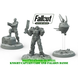 FALLOUT WW BOS CAPT.CADE & PALADIN DANSE Board game and accessory