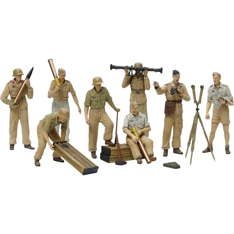 German Afrika Korps Luftwaffe Artillery crew set