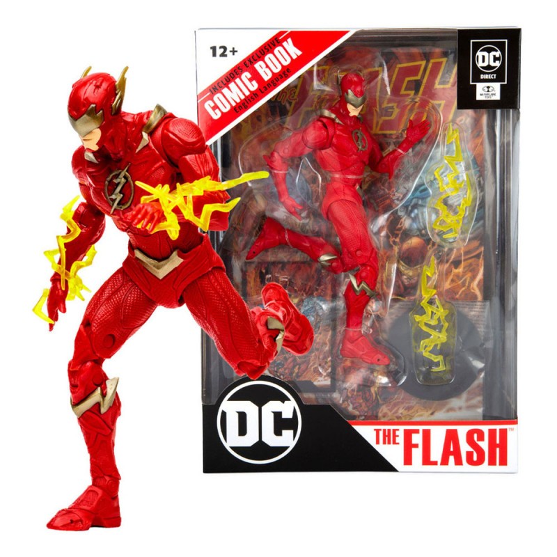 DC Direct and comic book Page Punchers The Flash Barry Allen (The Flash Comic) 18cm