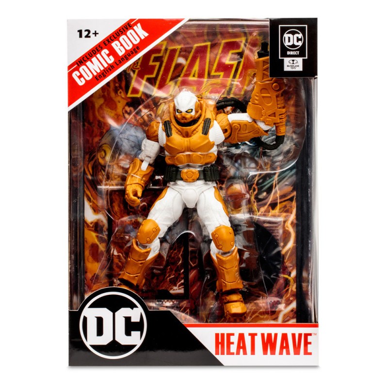 DC Direct Page Punchers and comic book Heatwave (The Flash Comic) 18 cm Figurines