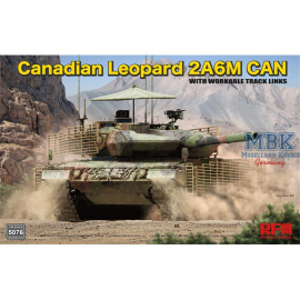Canadian Leopard 2 A6M CAN w/ workable track links Model kit
