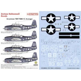 Grumman TBM-1C Avenger (4) 93 VT-15 USS Essex 23 VC-21 USS Macus Island 83 Shamrock VC-76 USS Petrof Bay B1 VC-10 Lt.Cdr Huxtabl